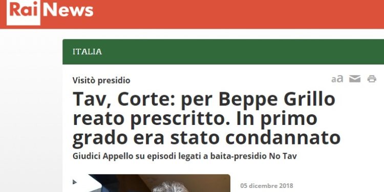 Quando i cd. “riformatori” rischiano di fare disastri: il caso di Beppe Grillo, la riforma della prescrizione e la giustizia italiana (che funziona peggio di quella Thailandese?)