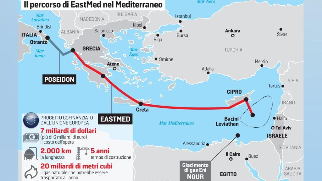 Risultati immagini per Italia, da regina del Mediterraneo a hub del gas israeliano