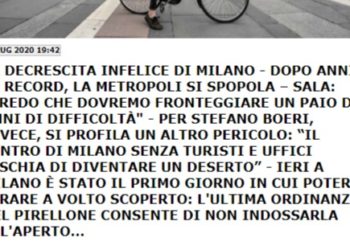 “Cosa è il genio? Fantasia, intuizione, decisione….”. E cosa rappresenta la stupidità? Forse proprio il “Chiudete tutto!”. Ecco servito il suicidio meneghino, nella totale insipienza strategica dei “loro” governanti