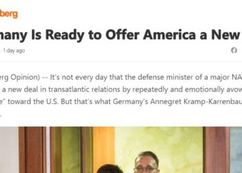 Clamoroso: il ministro della difesa tedesco offre un New Deal agli USA (accortisi che Trump sarà Presidente): il fine è ricreare il Reich militare in Europa