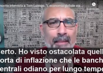 Tom Luongo torna a parlare con MittDolcino. “Chiunque dica che in Europa l’inflazione è all’1% è fuori di testa”