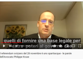 “Il referendum del 28 novembre è una grande occasione per la Svizzera” – Intervista all’Avvocato Philippe Kruse