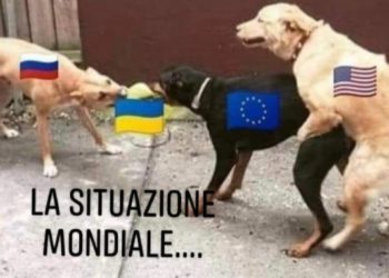 La situazione attuale di guerra in Europa, in un’immagine (mejo del Luttwak)