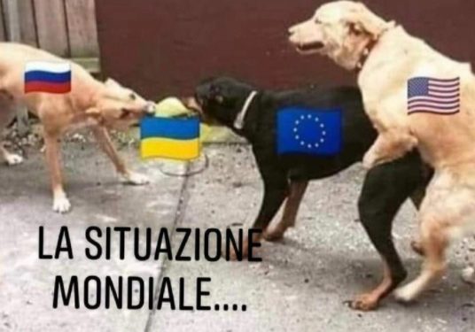La situazione attuale di guerra in Europa, in un’immagine (mejo del Luttwak)