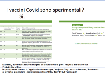 Alcune valutazioni fattuali sull’adenovirus vettore usato in alcuni sieri-COVID e l’insorgenza di epatiti gravi nei bambini