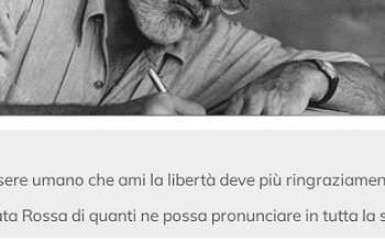Il nazismo è il male assoluto, va eradicato dal mondo libero (enfasi su “eradicato”). Le parole di Ernest Hemingway sull’argomento