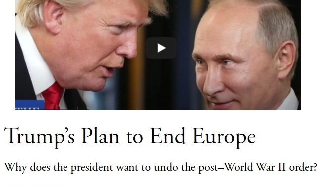 Chi comanda veramente negli USA? In realtà Biden sta eseguendo (bene) il piano che fu di Trump: neutralizzare l’EU