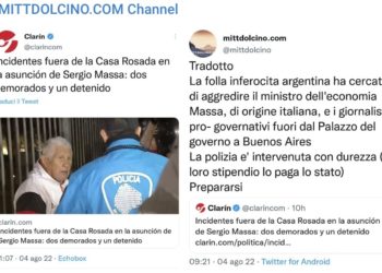 L’Argentina che scoppia: manifestanti attaccano il ministro dell’economia a Buenos Aires, la polizia li picchia