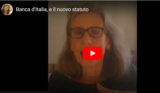 Banca d’Italia, il nuovo statuto e chiarimenti – di Nicoletta Forcheri