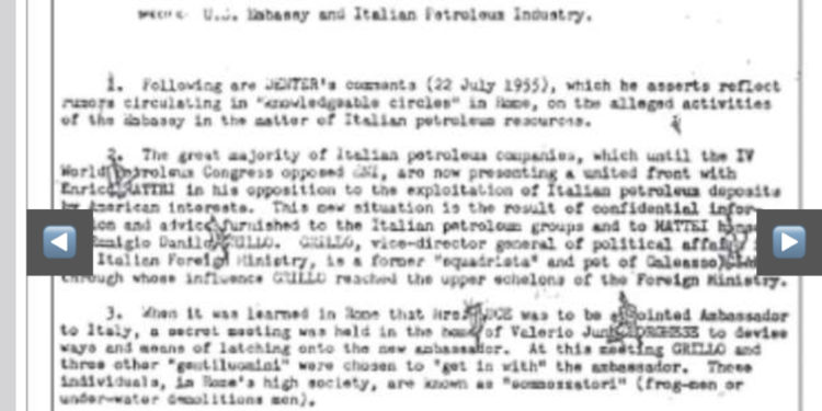 Su Enrico Mattei fascista diventato antifascista dopo l’8.9.43: forse Churchill si riferiva a lui…