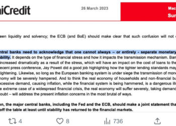 L’arroganza della finanza: pretende tassi bassi pur con inflazione galoppante (crack sistemico & Don Rodrigo spiegati)