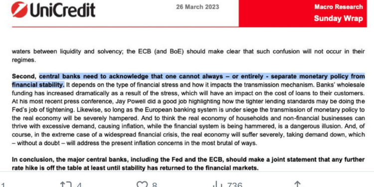 L’arroganza della finanza: pretende tassi bassi pur con inflazione galoppante (crack sistemico & Don Rodrigo spiegati)