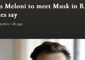Elon Musk visita l’alleato Italiano il giorno dopo il funerale di Berlusconi