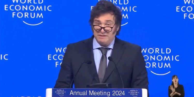Il discorso originale tradotto di Javier Milei a Davos 2024 (almeno vi farete un’idea, visto che i media EU vi nascondono cosa ha detto)