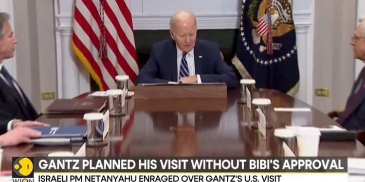 Il rivale dell’opposizione Benny Gantz sbeffeggia Nataniahu e va in USA senza comunicarlo al Premier israeliano