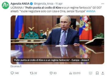La verità emerge: è l’elite EUropea che vuole la guerra in Ucraina, per potersi sedere al tavolo della nuova Yalta!