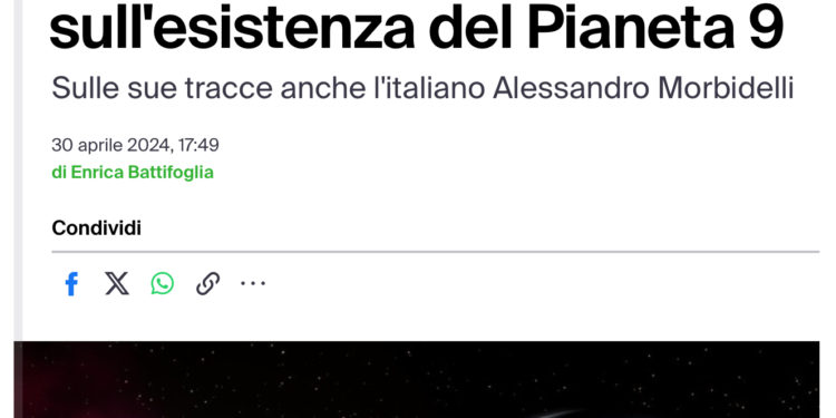 Se la principale agenzia di informazione nazionale diventa cd. “complottista” e… sdogana il pianeta alieno