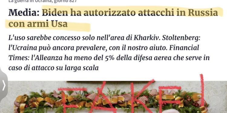 L’immensa bugia dei media pro-Davos sull’America che avrebbe autorizzato l’uso delle sue armi contro la Russia, in Russia