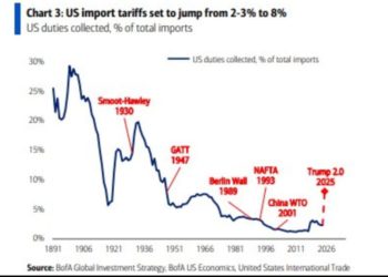 Perchè i giornali di Davos nascondono che dal 2019 i dazi EU sulle auto USA sono al 10% (mentre quelli reciproci USA sono al 2,5%)?