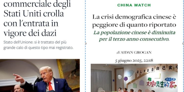 I dazi di Trump funzionano? Risposta: SI! Maggior riduzione del deficit commerciale USA della storia! (E la Cina implode). Dunque?
