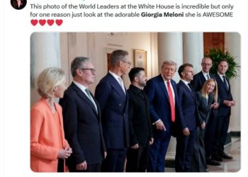 Il popolo del MAGA ama Giorgia Meloni! Ovvero, se qualcuno cercherà di deragliare il suo governo, mi sa che saranno loro a chiedere a Trump di intervenire!