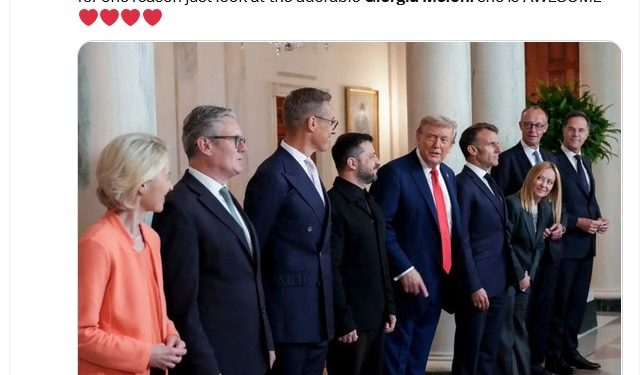 Il popolo del MAGA ama Giorgia Meloni! Ovvero, se qualcuno cercherà di deragliare il suo governo, mi sa che saranno loro a chiedere a Trump di intervenire!