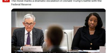 Secondo i media di Davos il capo della FED, Powell, doveva essere licenziato da Trump: ed invece Lisa Cook, nemica di Powell, è stata licenziata