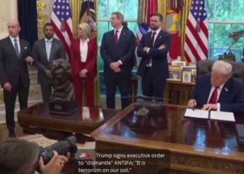 E alla fine Trump ha dichiarato Antifa organizzazione terrorista: i servizi segreti tedeschi diventano ufficialmente “terroristi” negli USA?