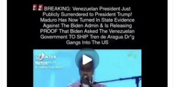 BANG! Maduro conferma: è stato Biden a far arrivare i terroristi di Tren d’Aragua negli USA, per destabilizzare il Paese dal di dentro!