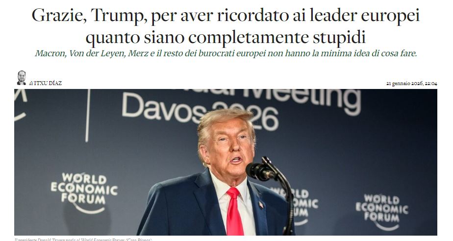 Il dramma Europeo di NON potersi chiamare Ernesto, ma Emmanuel: Trump ricorda ai leader europei quanto sono stupidi