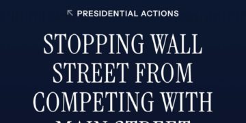 Il Presidente Trump cancella il collettivismo oligarchico rapace sulle case degli Americani: in USA le corporations non potranno acquistare le case dei morosi dell’ipoteca