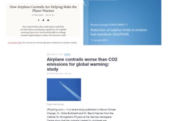 Clima freddo, ce ne accorgiamo tutti. Questione di jetfuel poco solforati made in USA e non in Europa?