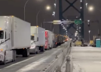 Prove di nazismo in EU (che poi e’ il fascismo pro-Europa): bloccare la protesta confiscando i camion, come fu in Canada